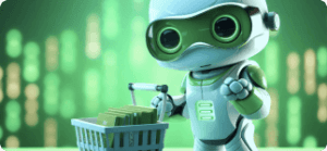 green robot